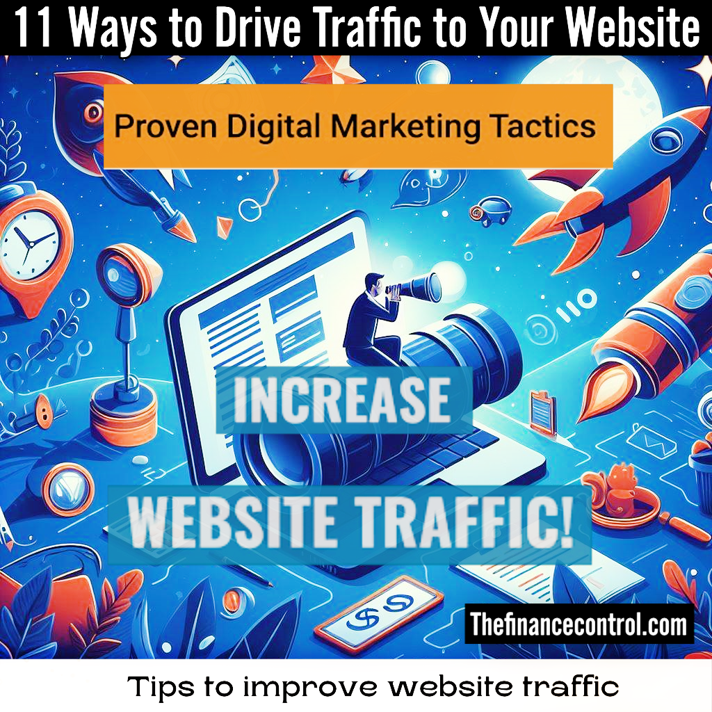 11Ways how to increase website traffic? | Get on the first page of google search organically